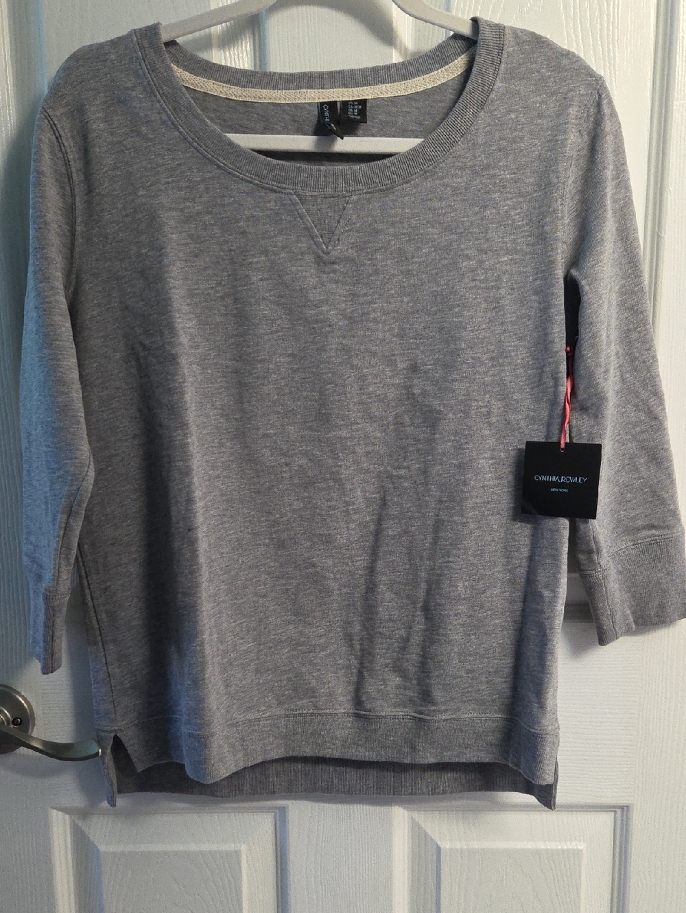 Cynthia Rowley Gray Crewneck Sweatshirt